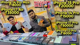 Biggest iPhone Sale Ever 🔥 I Cheapest iPhone Market | Second Hand Mobile | iPhone16 Pro iPhone 17