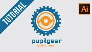 Adobe Illustrator Tutorial : How to make Gear Logo | Pupil Gear