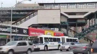 D60HF Bx15 leaving 125th Street and Old Broadway (4-23-14)