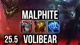 MALPHITE vs VOLIBEAR (TOP) | Quadra, 10/3/12 | KR Master | 25.5