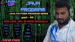 Pattern program part -04 | char number print | core java program | core java pattern program |