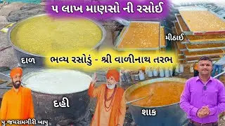 Bhavy Rasodu Valinath Murti Pratishtha Mahotsav 2024 | ભવ્ય ધમધમતુ રસોડું વાળીનાથ | Tarbha