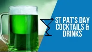 St Patrick's Day green Poitin cocktail - Angry Alcohol