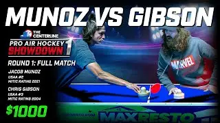 The Centerline Air Hockey Showdown #1 - Jacob Munoz vs Chris Gibson - Winner's side Round 1