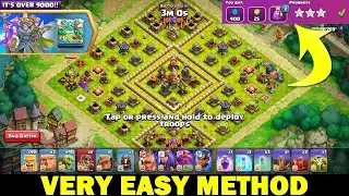 Clash of Clans Its Over 9000 Challenge ! 3 Star Strategy ! Very Easy Method.