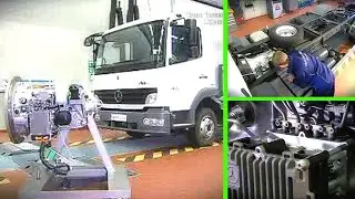 Mercedes-Benz Atego - AGS 2 gearshift system, leaky hydraulic lines on controller unit