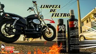 Como fazer a limpeza do filtro de ar KeN da Harley Davidson!!!