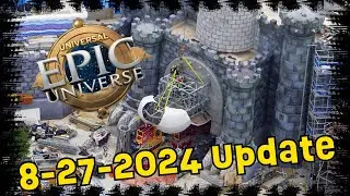 Universal Epic Universe Construction Update 8-27-2024