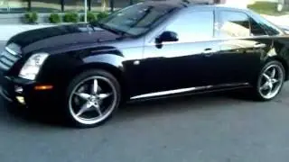 Black Raven Cadillac STS 4 V8 With 20 inch Rims (No Keys Push To Start)