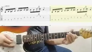 OPEN STRING COUNTRY LICKS in A Major | 30 Ascending licks