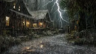 HEAVY RAIN AND THUNDER SOUNDS - DEEP SLEEP | Thunderstorm for Sleeping - Rain Sound Comfort #2