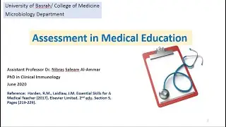 Assessment in Medical Education
