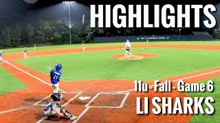 Highlights - Brayden 11u Waves - Game 6 vs LI Sharks - 2020 Fall Ball