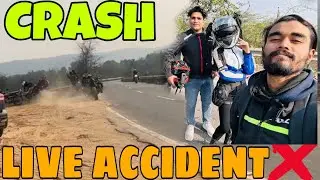 BIKE RIDER CRASH🥺||LIVE CRASH BIKE RIDER😡||BIKE RIDING CRASH😭