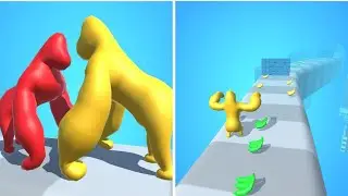 Kong Rush - New Release - Hyper Hybrid Casual - Gameplay Walkthrough (iOS & Android)