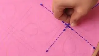 Hand embroidery nakshi kantha design tutorial,নকশীকাঁথা নকশা