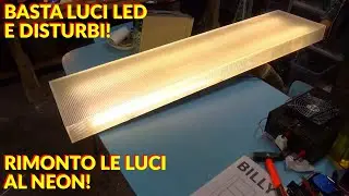 BASTA illuminazione LED e DISTURBI: RIMONTO le LUCI al NEON! #neon #neonlights #vintage #lights