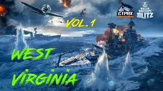 WOWS BLITZ Флот СТРАХ: West Virginia VII