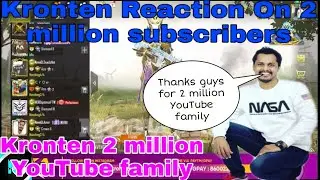 Kronten 2 million subscribers | Kronten Reaction On 2 million subscribers