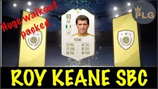 ROY KEANE ICON SBC / HUGE WALKOUT PACKED - FIFA 19 ULTIMATE TEAM