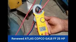 Renewed ATLASCOPCO GA18 FF 25 HP Compressor| Ready for Sale in Coimbatore, Tamil Nadu, India.