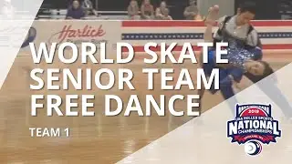 World Skate Senior Free Dance | Team 1