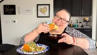 Happy early Cinco de Mayo - Crunchy Tacos and Green sauce