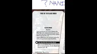 The Black Order cards have been revealed