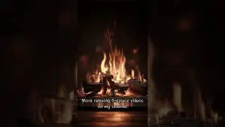 Relaxing Fireplace Flames 🔥 Cozy Fire for Stress Relief & Sleep