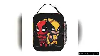 Deadpool Insulated Lunch Bag Thermal Lunch Container Large Lunch Box Tote Bento Pouch Beach Outdoor