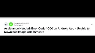 How To Fix Upwork Android App Error Code 1000?