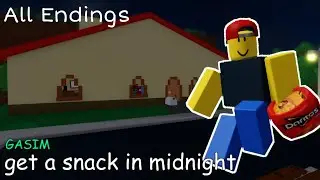 Roblox - Get Another Snack In Midnight (All Endings)