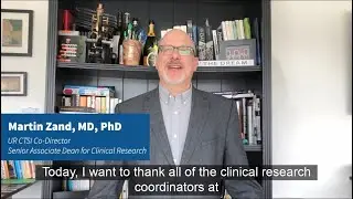 Thanking Clinical Research Staff on #ClinicalTrialsDay