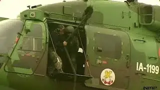 SURGICAL STRIKES DEMONSTRATION BY PARA SF IN INDIAN ARMY DAY PARADE.  INDIAN ARMY DAY