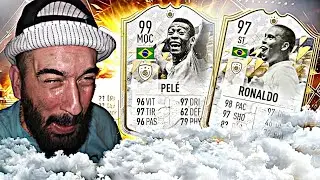 FIFA 22   J'OUVRE 15 PLAYER PICK ICONE 93+ (FRANCE BRAZIL PAYS BAS) BACK TO BACK R9 MOMENTS !