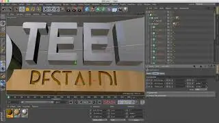 Timelapse Photoshop + cinema 4D logo Creation