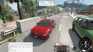 BeamNG Drive Hyundai Elantra (CN7) 2.0 MPI Test Drive {Normal & Comfort Drive}