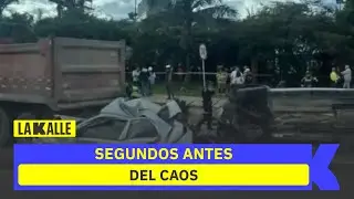 Aparece video de segundos previos al accidente en la carrera 68 en Bogot&aacute;