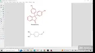 Chemical structure drawing using chemdraw software|Phenolphthalein|Methyl orange|