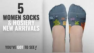 Hot New Arrivals Women Socks & Hosiery [2018]: XYMNZGS Fancy Jigsaw No Show Socks Women Ankle Socks