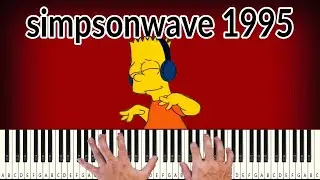 simpsonwave 1995 - frankjavcee - PIANO TUTORIAL