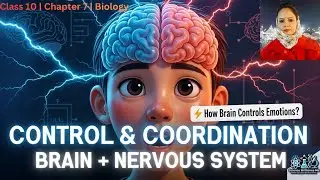 Control and Coordination | Nervous System & Brain | Class 10 Science Biology | Chapter 7 | Part 1