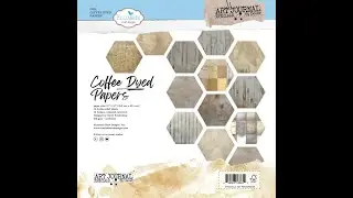 Elizabeth Craft Designs - Papirpakke 30,5x30,5 - Coffee Dyed Papers