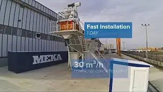Compact Concrete Plant - Installation of C30 MEKA
