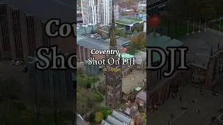 DJI flies around Coventry watch full video  #nature #drone #trending #droneaddicts #dontflop