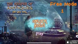 Keeper of Antiques: Last Will iOS Game, Free Mode 1