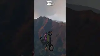 stunt jump | grand theft auto ❤️😍🏍️ #gtaV #stuntjump #gameplay #viral #shorts
