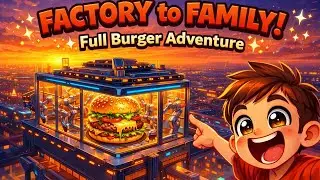 How a Futuristic Burger Reaches Your Home | Kids Cartoon Story