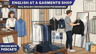 English at a Garments Shop - Real Shopping English from Basic to Advanced