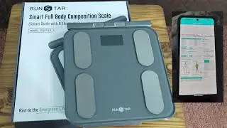 Runstar Digital Bathroom Scale for Body Weight 8-Electrode,smart scale Review {Model No.FG2211LB}